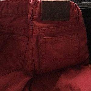 Polo Red Orange Skinny Jeans Worn Once